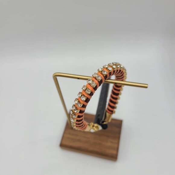 J Crew Crystal Braided Bracelet NWT!  NEW! - Picture 2 of 10